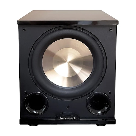 Bic Acoustech PL-200 II Indoor 250-Watt-Continuous Powered Subwoofer, Black PL-200II